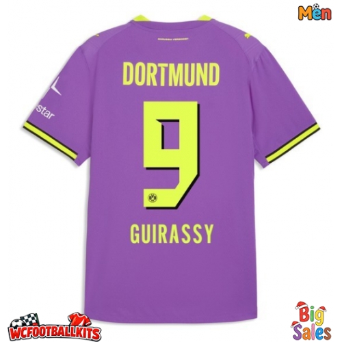 Borussia Dortmund Serhou Guirassy #9 Replica Third Stadium Shirt 2026-27 Short Sleeve